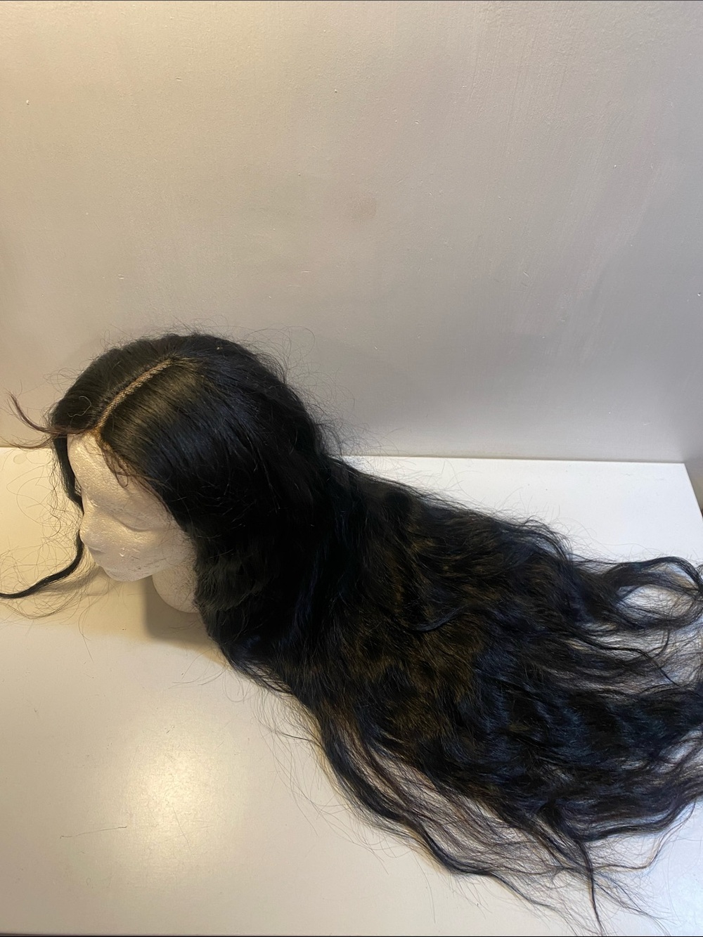 It Tress Black Long Wavy Women's Hairpiece Wig